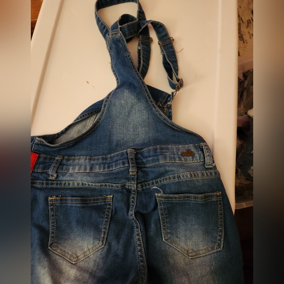 L.A. Denim overalls stripes 10 - Picture 3 of 5